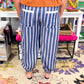 Soft Washed Striped Pocket Pant