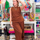 Brown Pleated Trouser