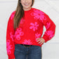 Lennon Knit Flower Sweater