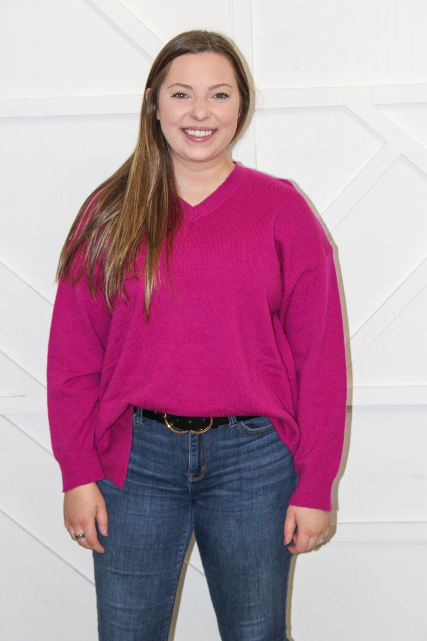 Pippa Magenta Sweater