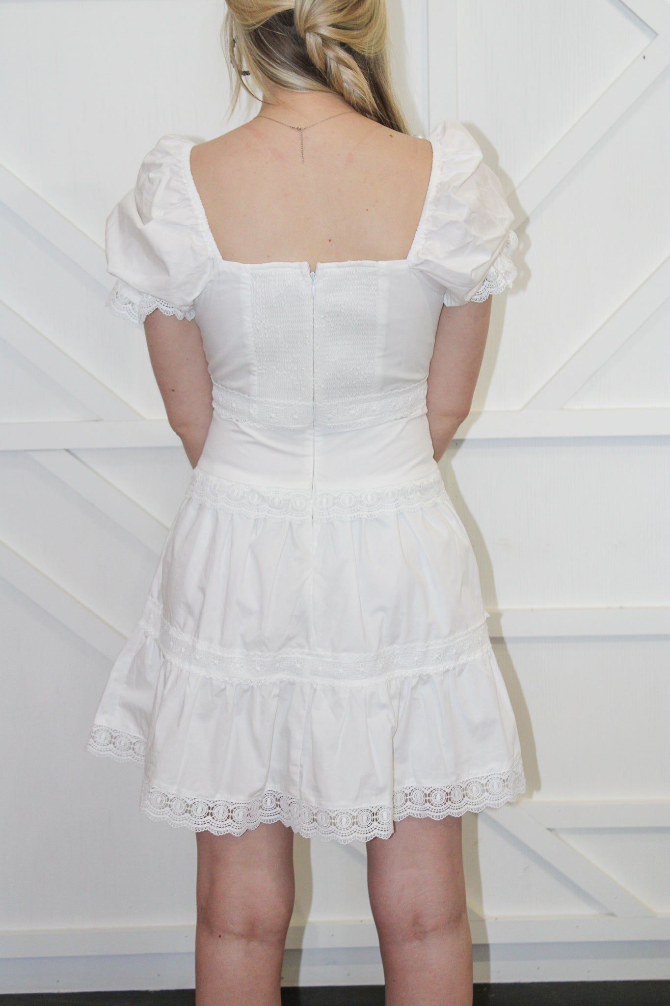 Hadleigh Lace Mini Dress